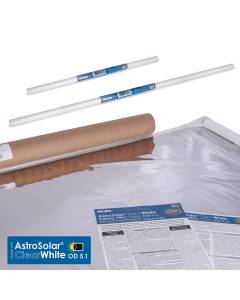 AstroSolar&reg; ClearWhite Safety Folie OD 5.1 (100x50, 117x117cm)