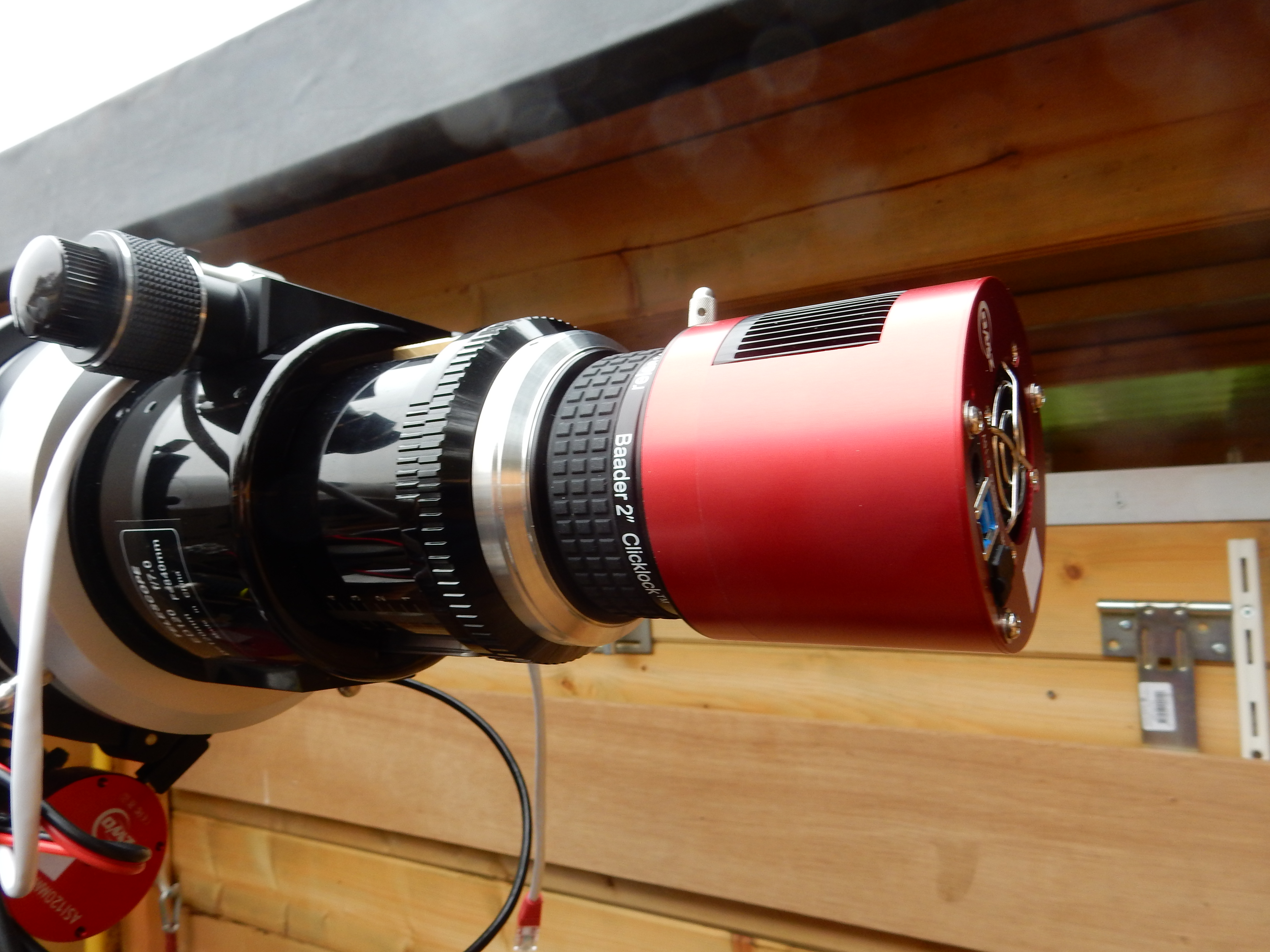 Erste Anwendungsbilder der - noch uneloxierten - M74x1 ClickLock Klemme