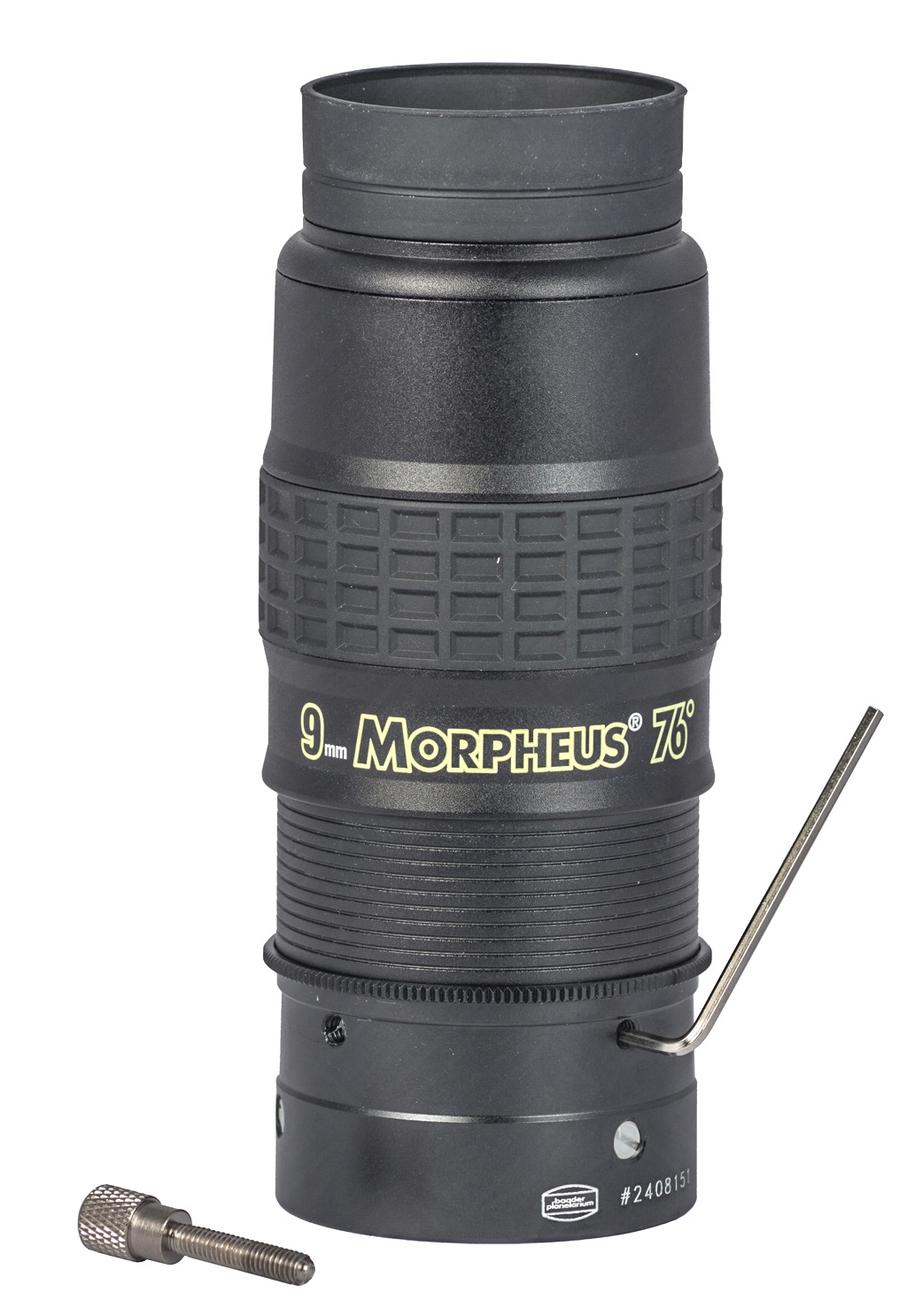 Application image: Baader Pushfix mounted on 9 mm Morpheus® 76° widefield eyepiece