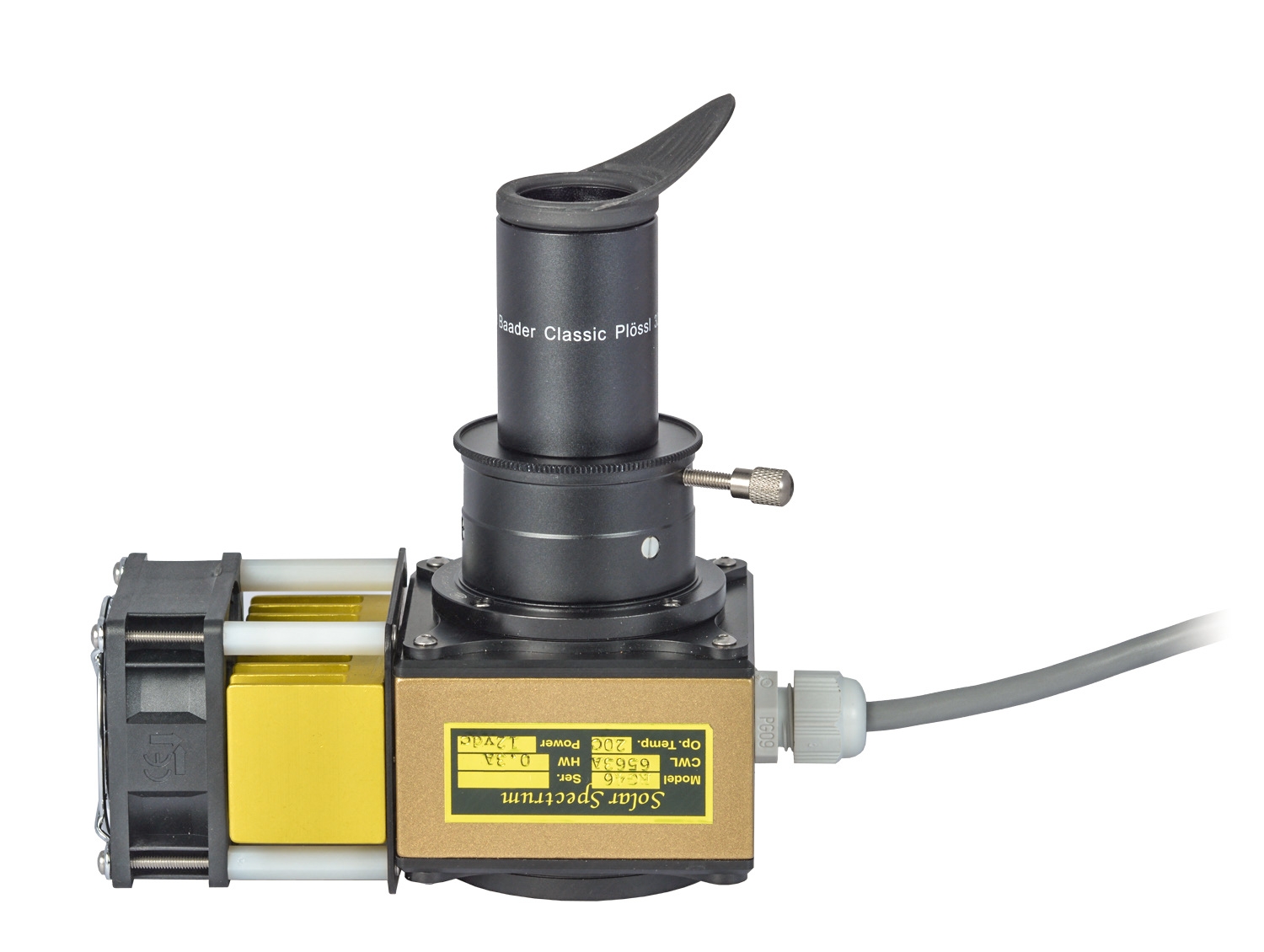 Application image: A Pushix can be attached to a SolarSpectrum- H-Alpha-Filter with the 2" a/T2a-adapter  #1508035