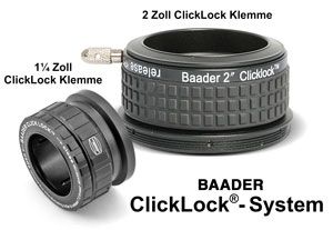 Das Baader ClickLock System - 1.25 und 2 Zoll Das Baader ClickLock System - 1.25 und 2 Zoll